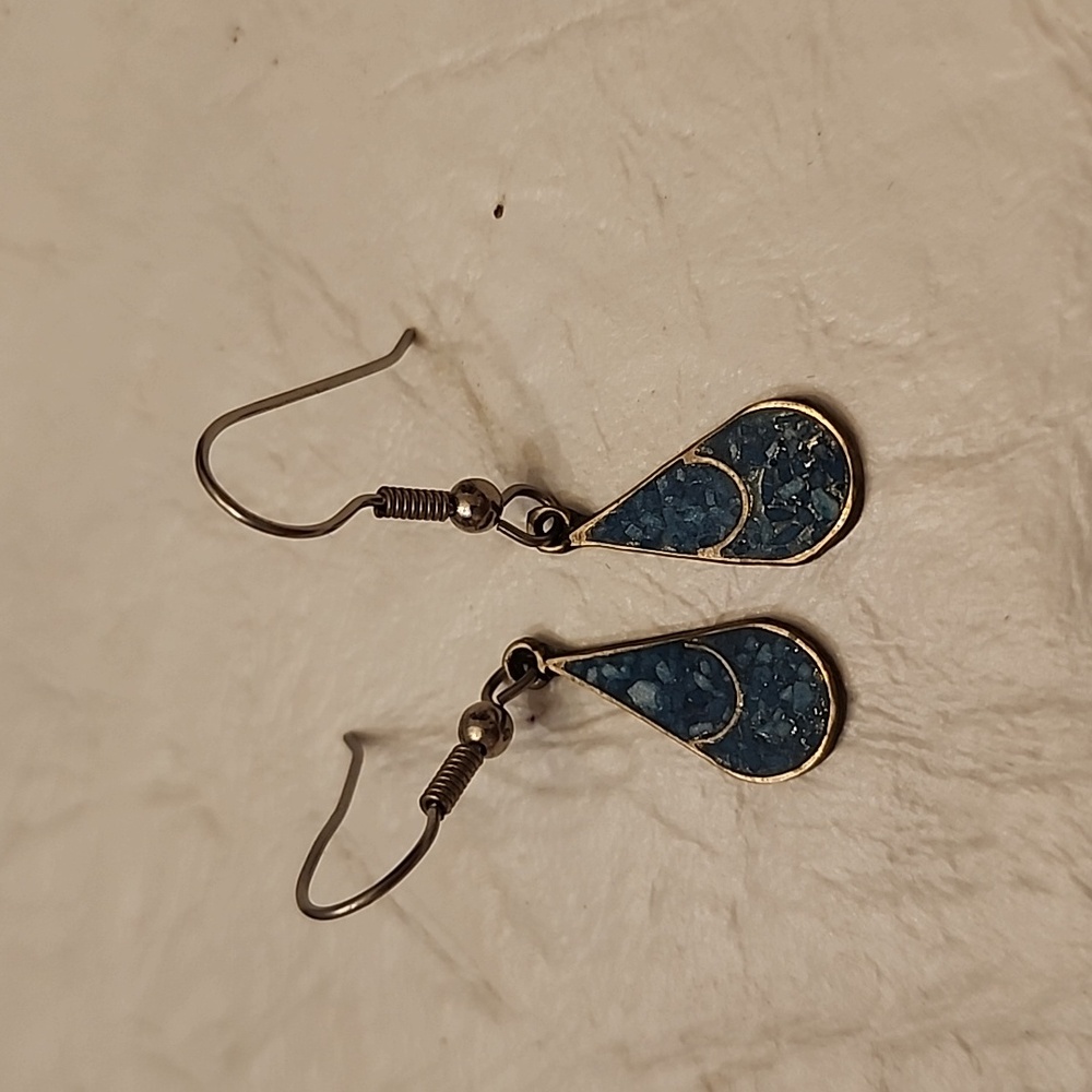 Turquoise color earrings
